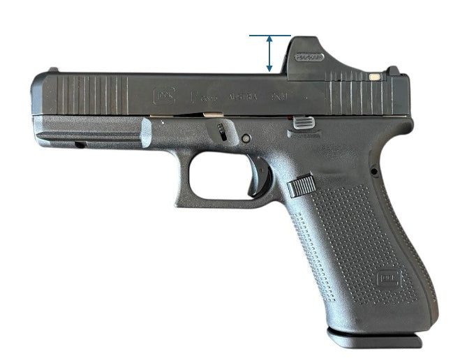 Magnetische Waffenhalterung – speziell für Glock Pistolen