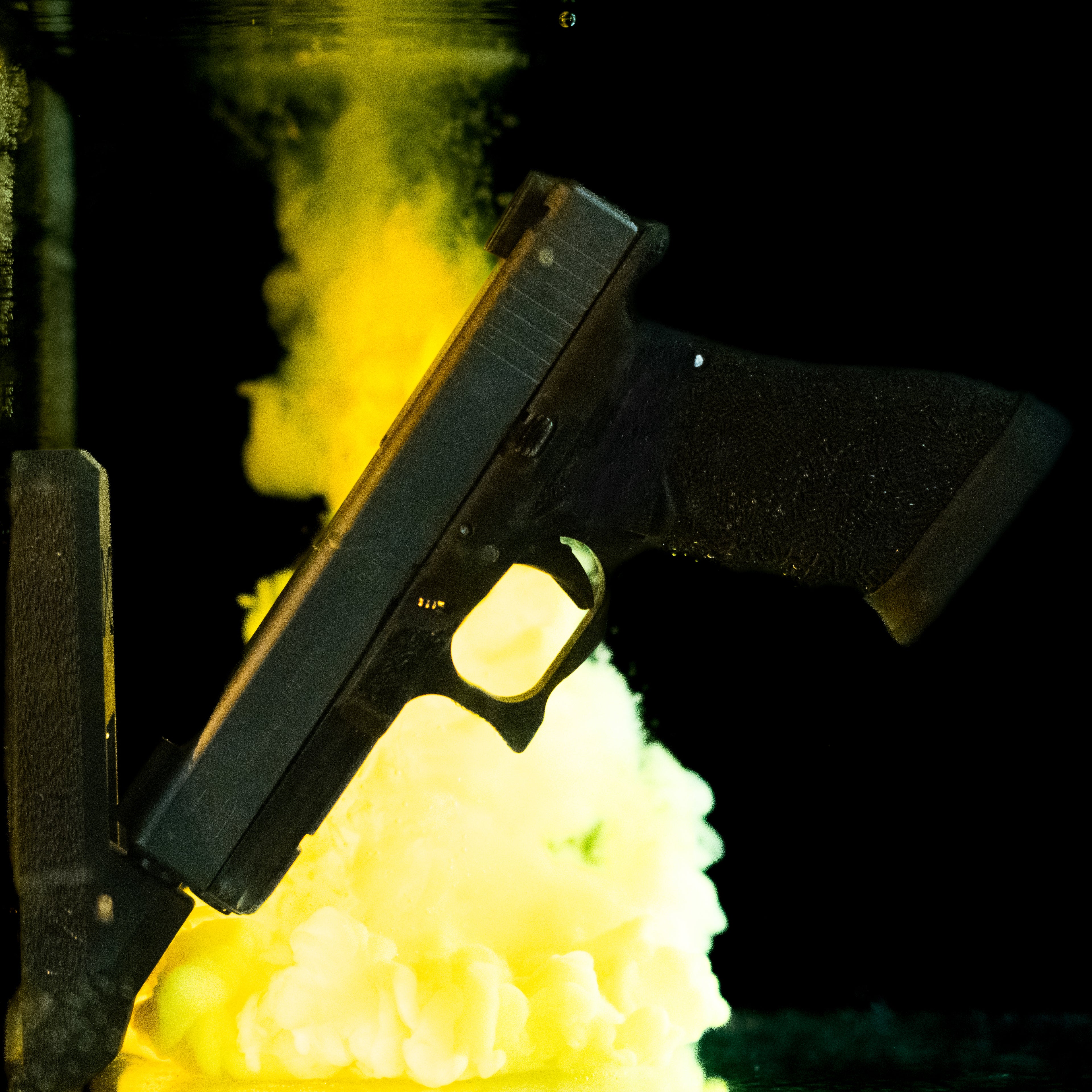 Magnetische Wandhalterung für Kurzwaffen